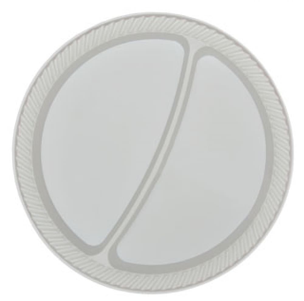 26 cm Lüks 2 Bölmeli Tabak (Beyaz)